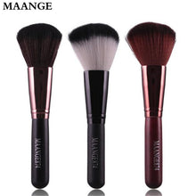 Maange Professional makeup brushes Wood rose gold Powder Foundation ovale makeup brush cleaner maquiagem cosmetics Tool ILML