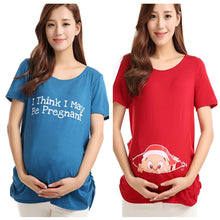 Maternity Tops Nursing Pregnancy T-shirts Cute Baby Printed Clothes For Pregnant Women P18 ILML