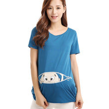 Maternity Tops Nursing Pregnancy T-shirts Cute Baby Printed Clothes For Pregnant Women P18 ILML