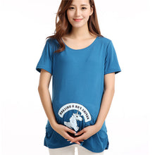 Maternity Tops Nursing Pregnancy T-shirts Cute Baby Printed Clothes For Pregnant Women P18 ILML
