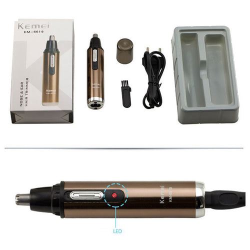 Men Ear Nose Neck Face Eyebrow Hair Beard Shaver Trimmer ILML