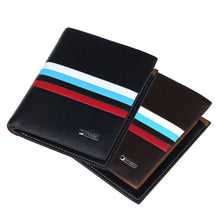 Men Leather Bifold Credit Card Wallet Slim Vertical Purse ILML