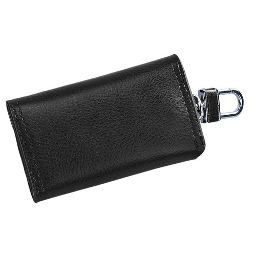 Men Leather Wallet Car Key Chain Holder 6 Ring Pouch Case ILML