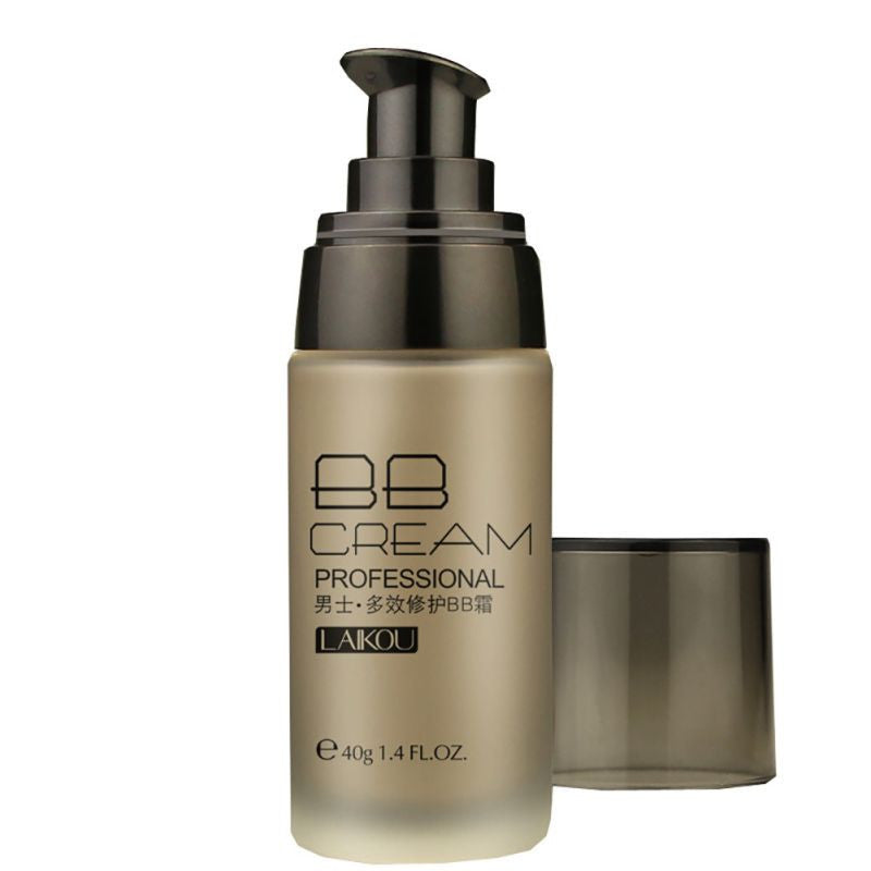 Men Makeup BB Cream Whitening Moisturizer Liquid Concealer Sun Block Foundation Maquillage 40g ILML