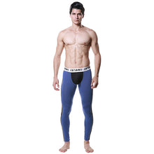 Men Modal Long Johns Spice Mesh Warm Thermal Trousers Underwear Legging Pants ILML