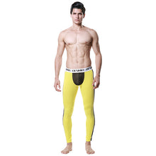 Men Modal Long Johns Spice Mesh Warm Thermal Trousers Underwear Legging Pants ILML