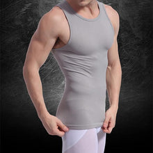 Men Muscle Fitted Body Shaper Boy Tight Stretch Vest Shirt Shapewear Casual Slimming Underwear  ILML