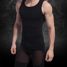 Men Muscle Fitted Body Shaper Boy Tight Stretch Vest Shirt Shapewear Casual Slimming Underwear  ILML