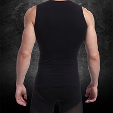 Men Muscle Fitted Body Shaper Boy Tight Stretch Vest Shirt Shapewear Casual Slimming Underwear  ILML