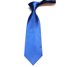 Men Ties Stylish Classic Solid Plain Polyester Silk Jacquard Woven Tie Necktie  ILML