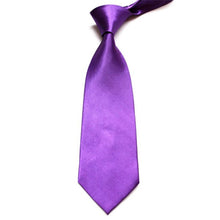 Men Ties Stylish Classic Solid Plain Polyester Silk Jacquard Woven Tie Necktie  ILML
