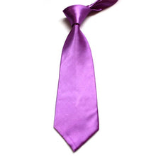 Men Ties Stylish Classic Solid Plain Polyester Silk Jacquard Woven Tie Necktie  ILML