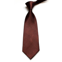 Men Ties Stylish Classic Solid Plain Polyester Silk Jacquard Woven Tie Necktie  ILML
