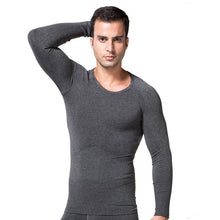 Men Tshirt Boys Ultra-Soft Body Shaper Compression Thermal Long Sleeve Under T-Shirt Top  ILML