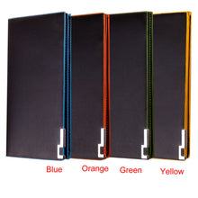 Men Wallets Long Thin Wallet Money Purses Flip Up Wallet ILML