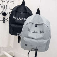 Men Women Backpack Canvas Printing backpack For Girl Bag School Backpacks Bag Mochila Mulheres Satchel Bag ILML