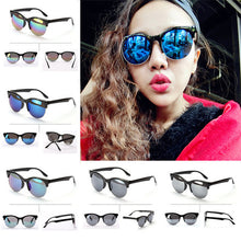 Men Women Unisex Round Sunglasses Plastic Frame Eyeglasses Half Rim Punk Brand Designer Eyewear ILML
