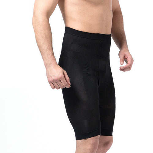 Men's Body Control Shaper Slimming Shortid Thigh Leg Pant Shapewear Underwear Bodysuit ILML