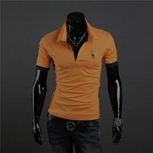 Men's Casual Tops Tee V Neck Polo Shirts Slim Fit Short Sleeve Clothes U-XXXL 10 Colors ILML