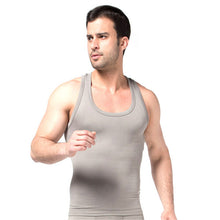Men's Firm Seamless Underwear Tummy Body Shaper Vest Slimming Cami Tank Tops  ILML