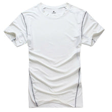 Men's S T-shirt Top Bodybuilding Jersey Swear Quick-dry Tights Tops ILML