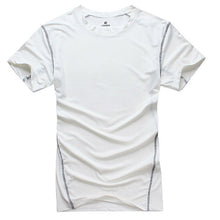 Men's S T-shirt Top Bodybuilding Jersey Swear Quick-dry Tights Tops ILML