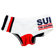 Men's Swimwear Boxers Color Matching Mens Trunks Nylon Suit Beachwear Homme ILML