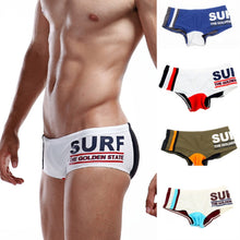 Men's Swimwear Boxers Color Matching Mens Trunks Nylon Suit Beachwear Homme ILML