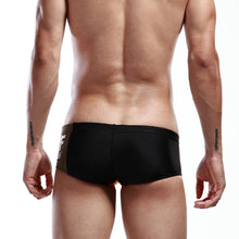 Men's Swimwear Boxers Color Matching Mens Trunks Nylon Suit Beachwear Homme ILML