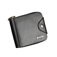 Men's wallet Leather Card Holder Purse Clutch Wallets Billfold Zip Wallet bag Men visiting cards Cover on the passport Carteira ILML