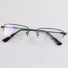 Mens Eyewear Metal Frame Half Rim Designer Men Clear Lenyopia Eye Glasses Frame PY6 ILML