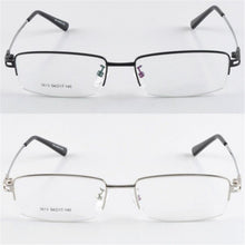 Mens Eyewear Metal Frame Half Rim Designer Men Clear Lenyopia Eye Glasses Frame PY6 ILML