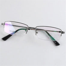 Mens Eyewear Metal Frame Half Rim Designer Men Clear Lenyopia Eye Glasses Frame PY6 ILML