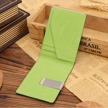 Mens Leather Magic Credit Card ID Holder Money Clip Wallet ILML