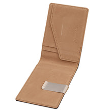 Mens Leather Magic Credit Card ID Holder Money Clip Wallet ILML