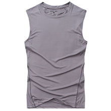 Mens Sleeveless Compression Vest Skin Tank Tops Tights Fitness Base Layer Top Shirt  ILML