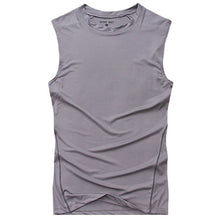 Mens Sleeveless Compression Vest Skin Tank Tops Tights Fitness Base Layer Top Shirt  ILML