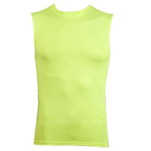 Mens Sleeveless Compression Vest Skin Tank Tops Tights Fitness Base Layer Top Shirt  ILML