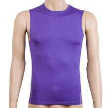 Mens Sleeveless Compression Vest Skin Tank Tops Tights Fitness Base Layer Top Shirt  ILML