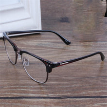 Mens Womens Clear Lens Plastic Nerd Geek Glasses Eyeglasses Goggles Leopard PY6 ILML