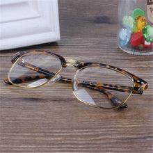 Mens Womens Clear Lens Plastic Nerd Geek Glasses Eyeglasses Goggles Leopard PY6 ILML