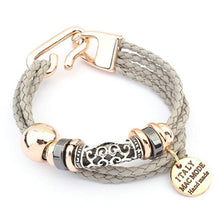 Mens Wrap Multilayer Leather Bracelet Braided Rope Jewelry Accessories P18 ILML