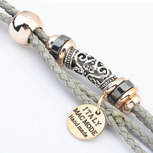 Mens Wrap Multilayer Leather Bracelet Braided Rope Jewelry Accessories P18 ILML