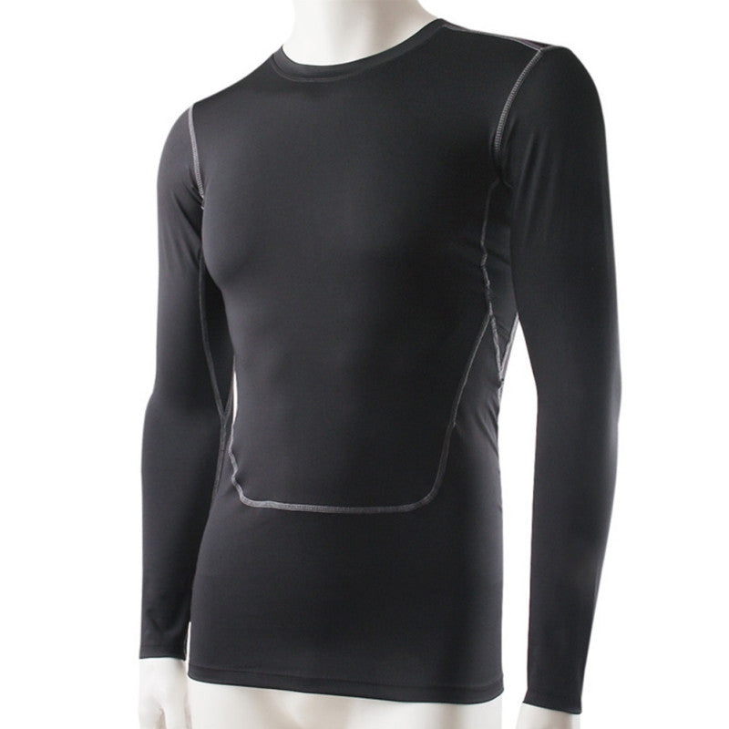 Moisture Wicking Mens Compression Base Layer Tight Tops Tee Shirt Under Skin Long Sleeve Trainning Fitness S Gear ILML