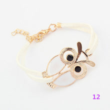 Multi-style Hmade Bracelets Anchor Rudder Design Owl Leaf Bird Compass Love Heart For Women Men Alloy Wrap Charms Bracelet ILML