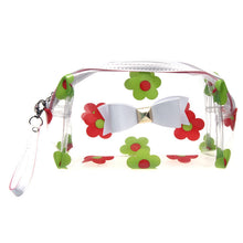 Multifunctional Cosmetic Hbag Clear Flower Waterproof Storage Makeup Bags Zipper Travel Hbag  ILML