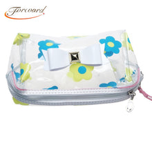 Multifunctional Cosmetic Hbag Clear Flower Waterproof Storage Makeup Bags Zipper Travel Hbag  ILML