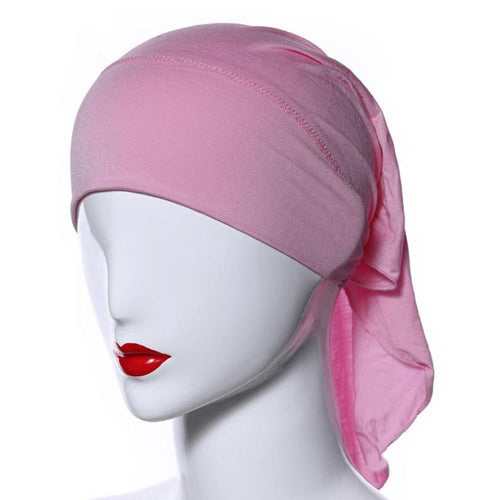 Muslim Headscarf Women Soft Comfortable Inner Hijab Caps Islamic Underscarf Hats PY3 ILML