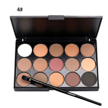 Natural 15 Colors Long Lasting Pearly Eyeshadow Palette Eye Shadow Make Up Set Professional Colors Cosmeticaquiagem PE3 ILML