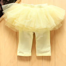 0-3Years Baby Princess Girl Kids Tutu Skirt Culottes Leggings Gauze Pants Party Bow Skirts  ILML